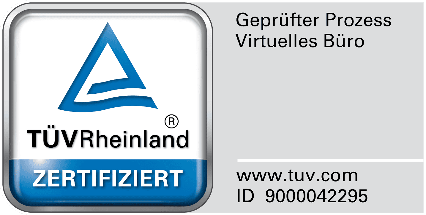 TÜV Rheinland – Zertifizierter Prozess Virtuelles Büro